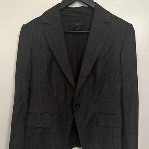 Ann Taylor Womens Jacket Gray